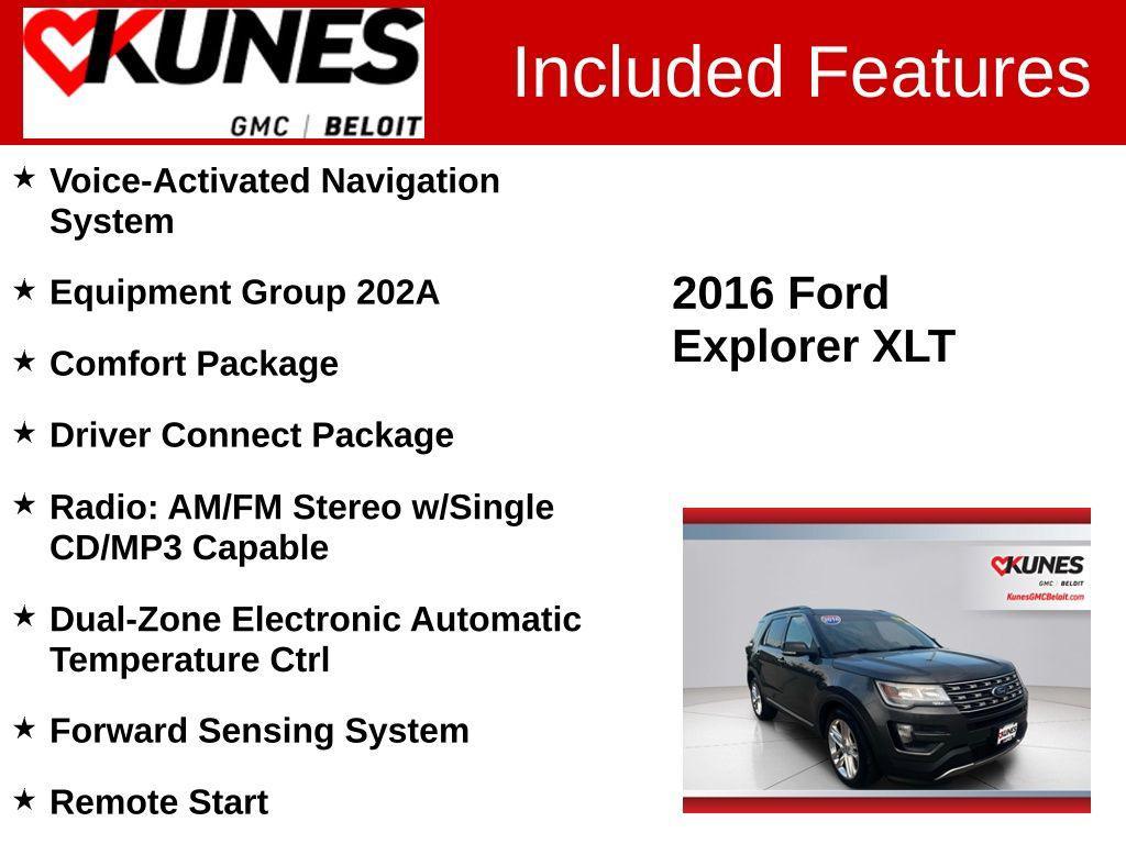 used 2016 Ford Explorer car, priced at $15,294