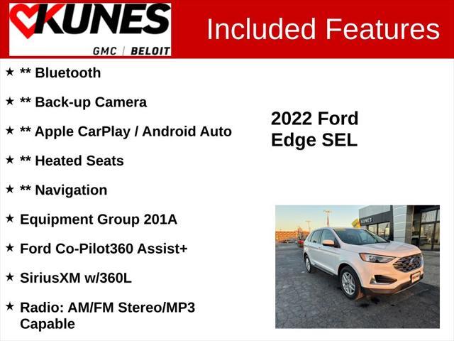 used 2022 Ford Edge car, priced at $21,294