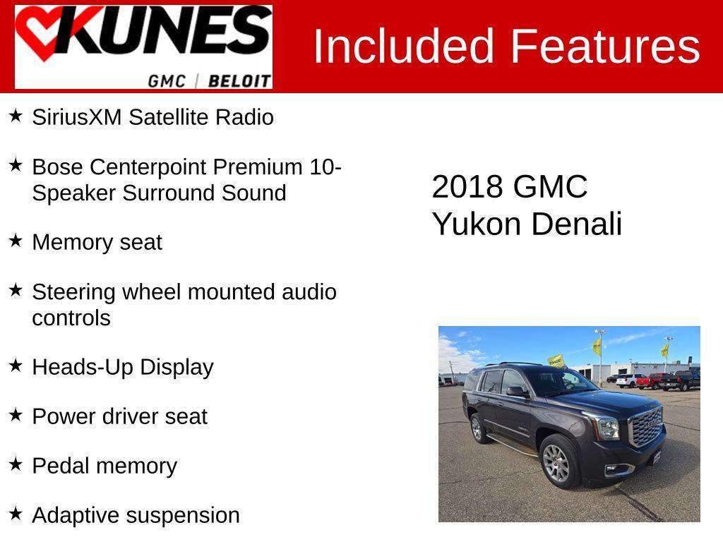 used 2018 GMC Yukon car, priced at $26,454