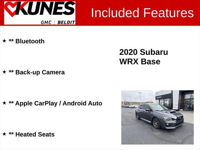 used 2020 Subaru WRX car, priced at $22,897