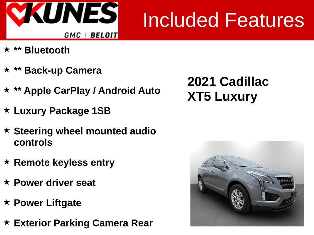 used 2021 Cadillac XT5 car, priced at $23,305