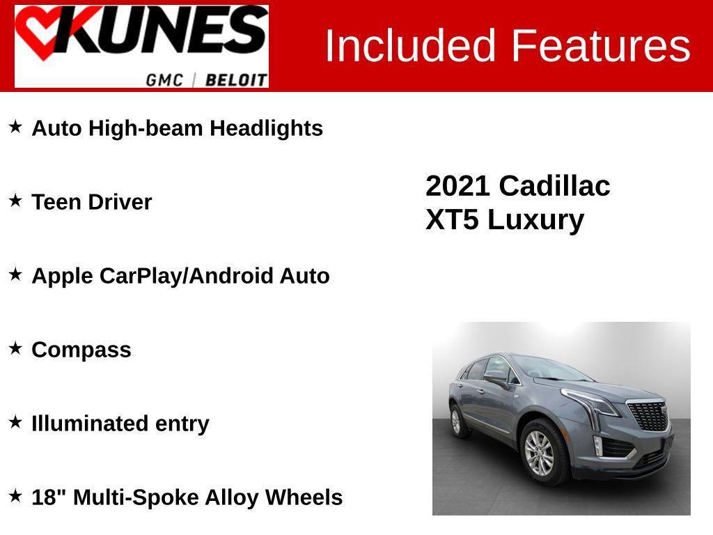 used 2021 Cadillac XT5 car, priced at $23,305