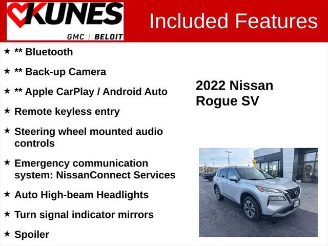 used 2022 Nissan Rogue car, priced at $18,605