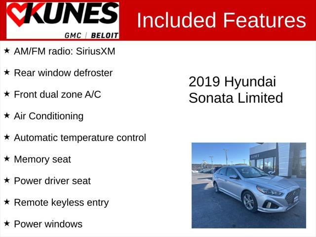 used 2019 Hyundai Sonata car, priced at $13,381