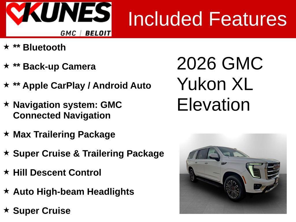 new 2026 GMC Yukon XL car, priced at $80,960