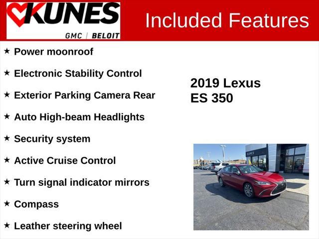 used 2019 Lexus ES 350 car, priced at $24,560