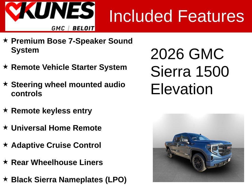 new 2026 GMC Sierra 1500 car, priced at $56,575