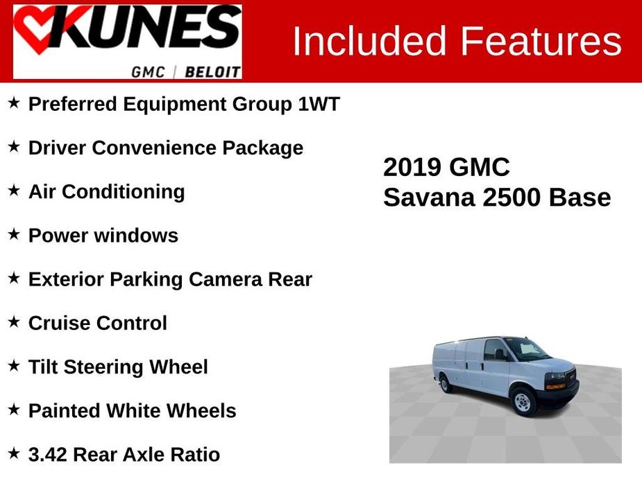used 2019 GMC Savana 2500 car, priced at $19,745