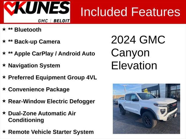 new 2024 GMC Canyon car, priced at $42,575