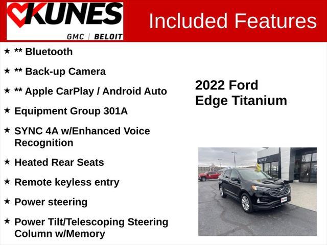 used 2022 Ford Edge car, priced at $20,361