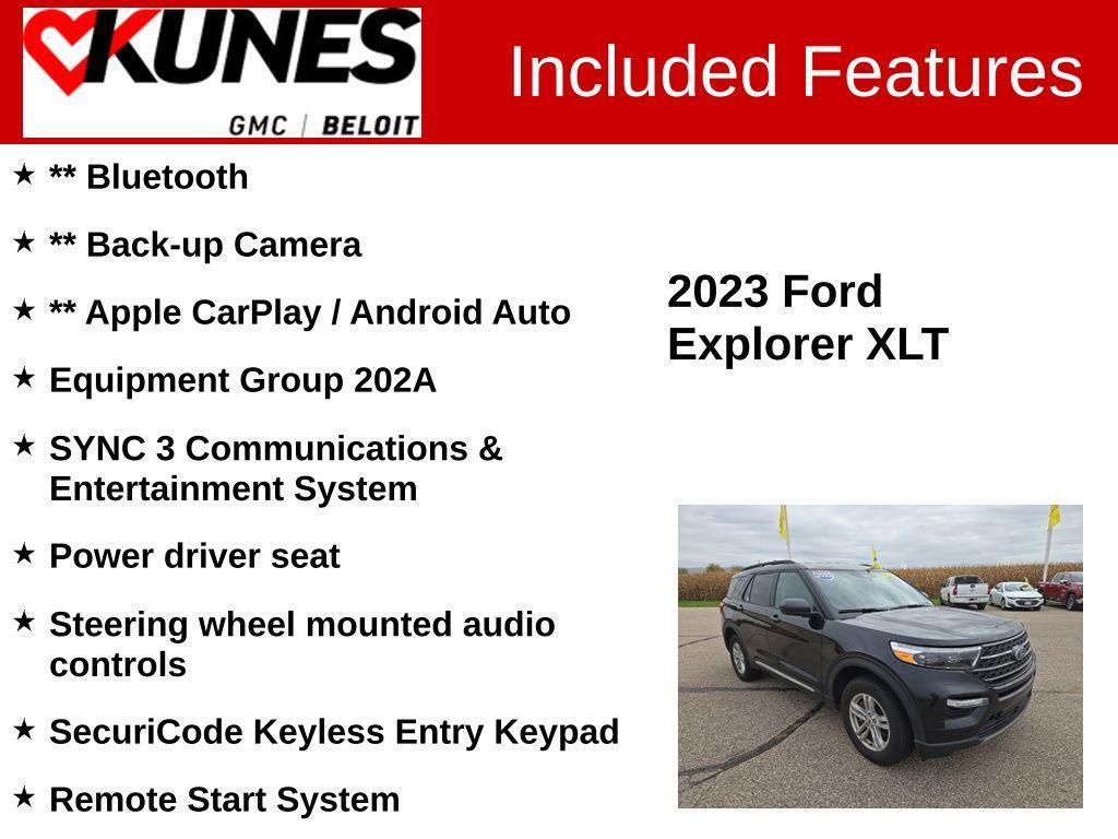 used 2023 Ford Explorer car, priced at $29,338