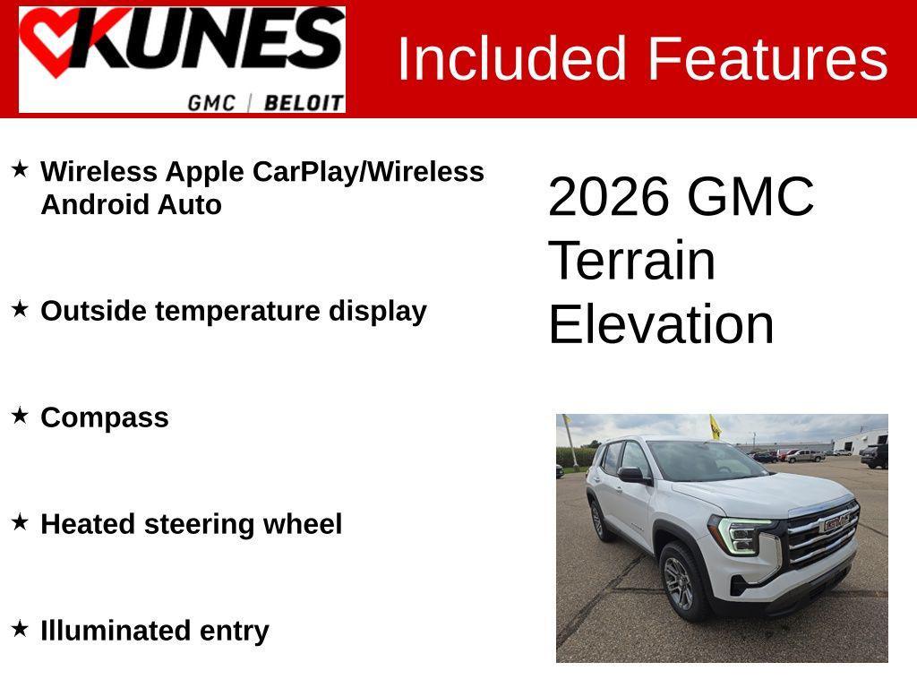 new 2026 GMC Terrain car, priced at $31,990