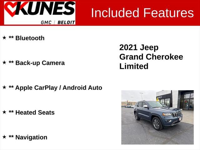 used 2021 Jeep Grand Cherokee car, priced at $25,513