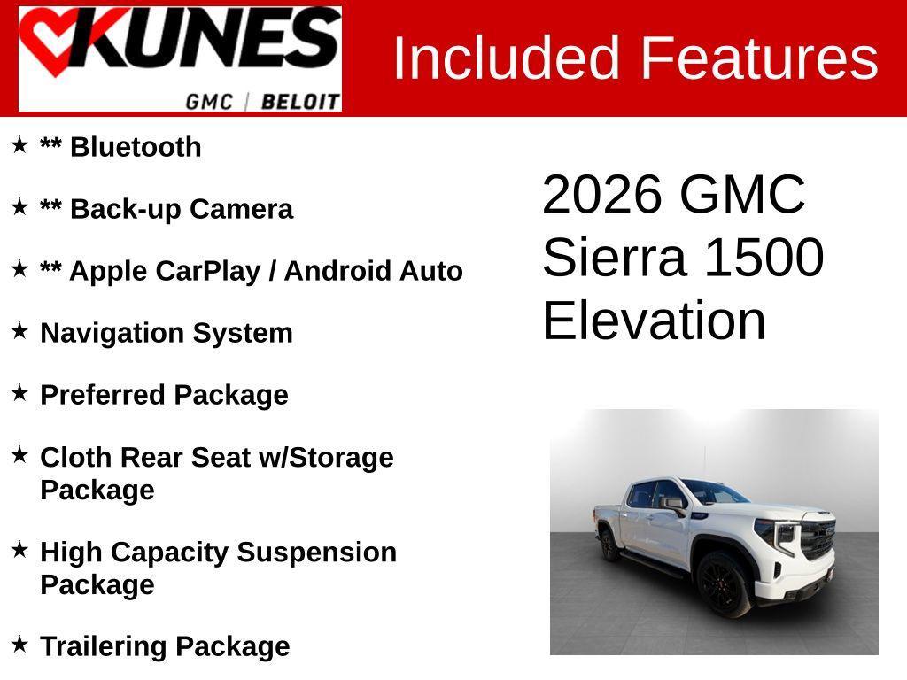 new 2026 GMC Sierra 1500 car, priced at $56,949
