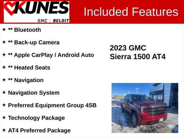 used 2023 GMC Sierra 1500 car, priced at $55,005