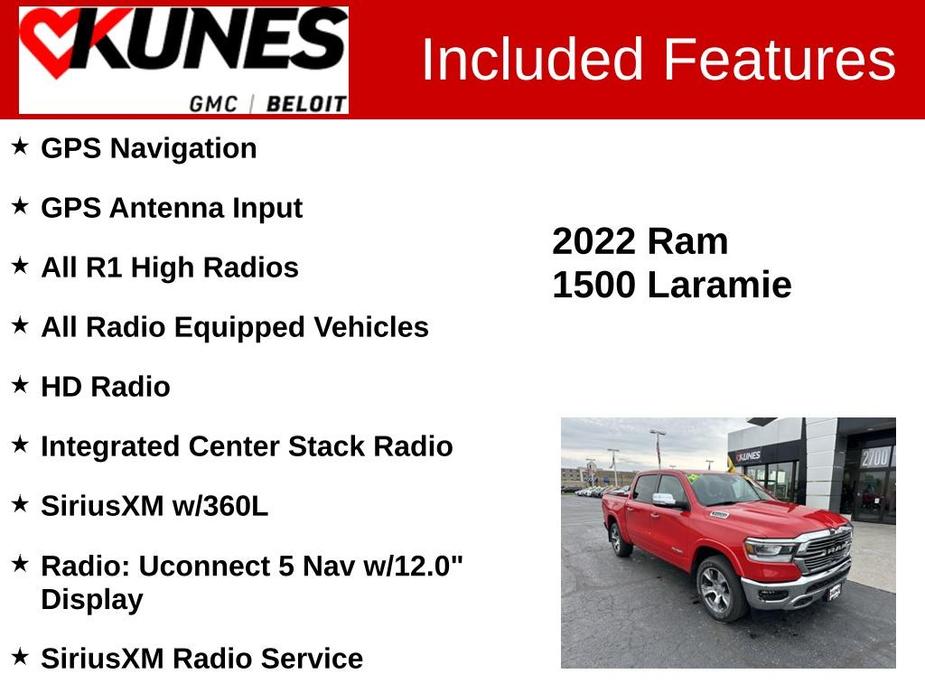 used 2022 Ram 1500 car, priced at $42,140