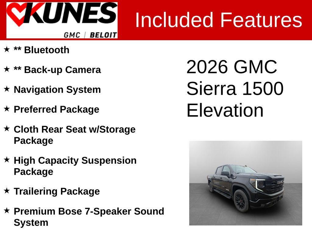 new 2026 GMC Sierra 1500 car, priced at $58,736