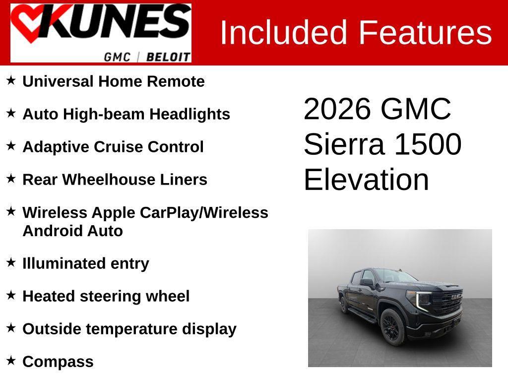 new 2026 GMC Sierra 1500 car, priced at $58,736