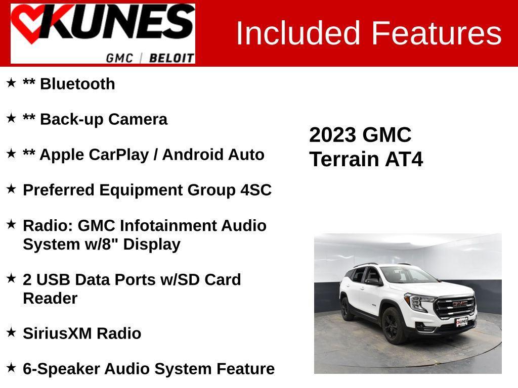 used 2023 GMC Terrain car, priced at $24,359