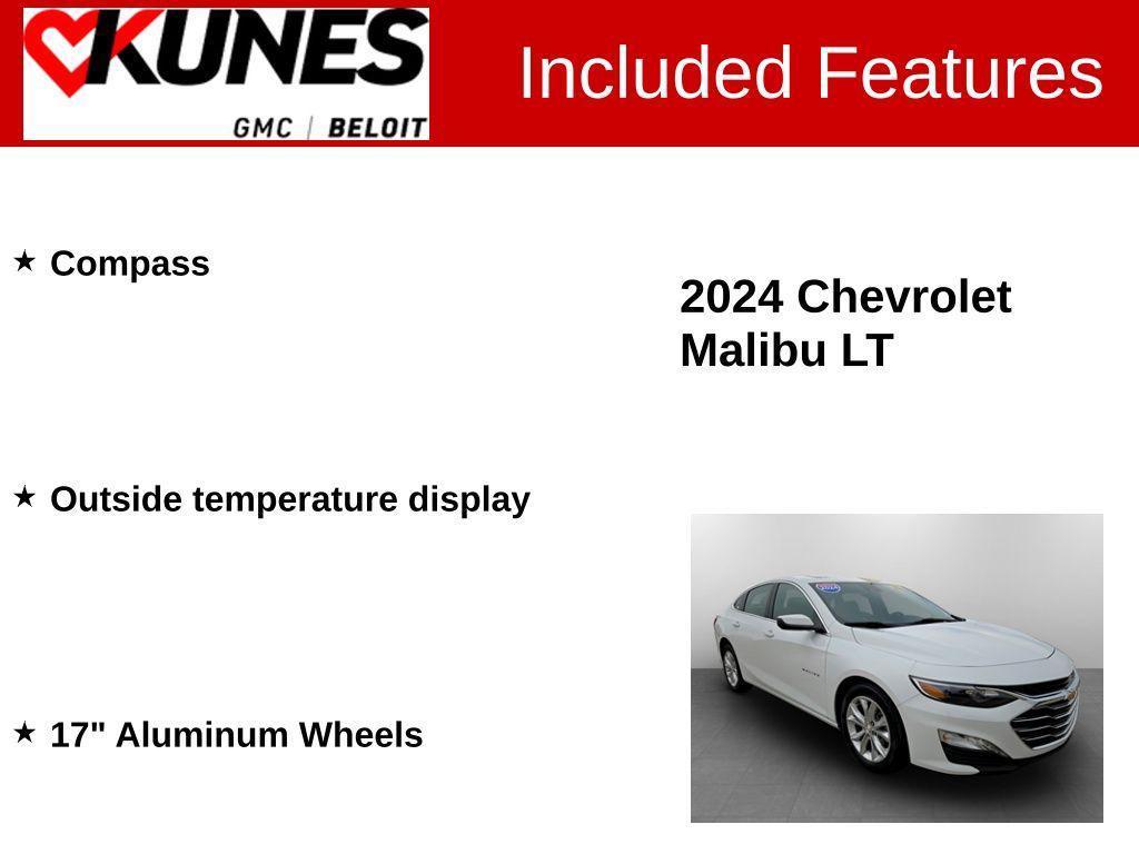 used 2024 Chevrolet Malibu car, priced at $20,072