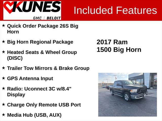 used 2017 Ram 1500 car, priced at $21,749