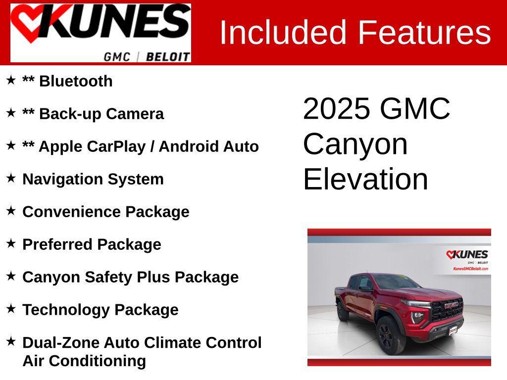 new 2025 GMC Canyon car, priced at $45,321