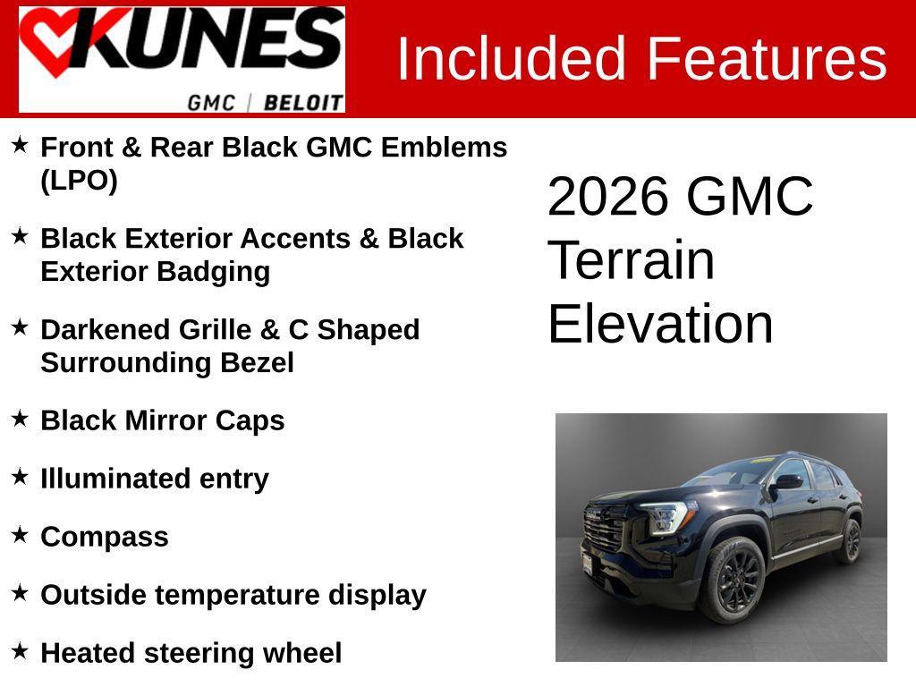 new 2026 GMC Terrain car, priced at $31,990
