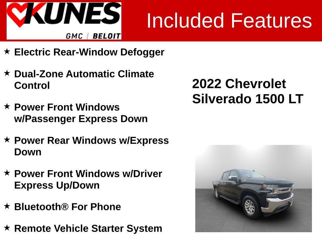 used 2022 Chevrolet Silverado 1500 car, priced at $31,870