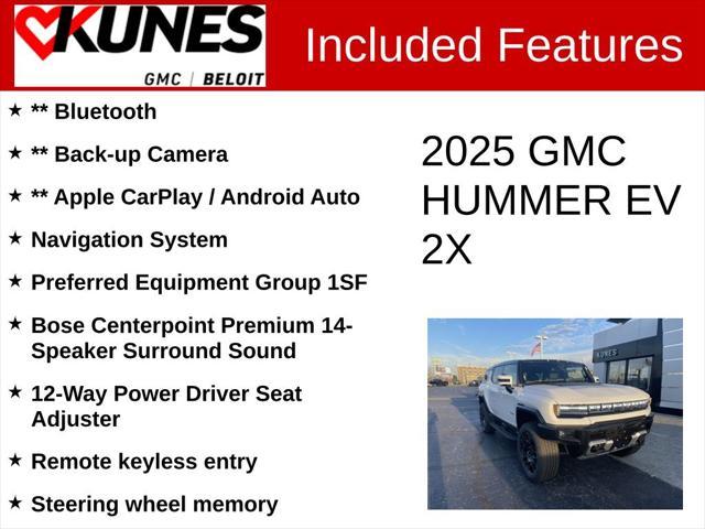 new 2025 GMC HUMMER EV SUV car, priced at $95,444