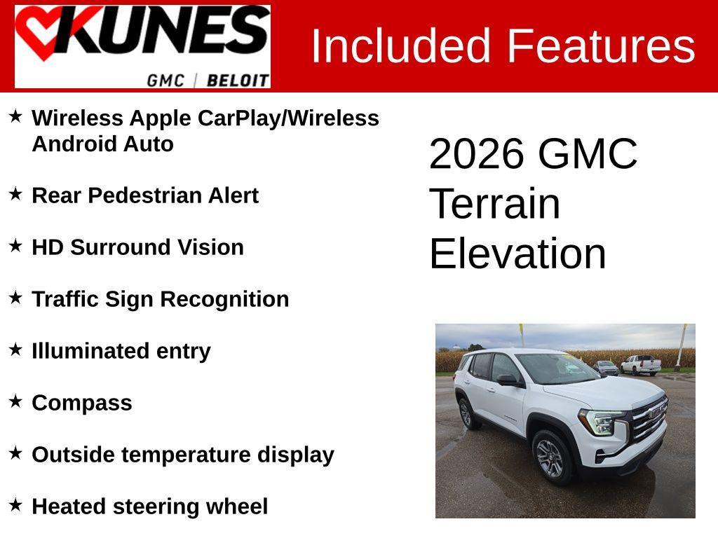 new 2026 GMC Terrain car, priced at $31,725