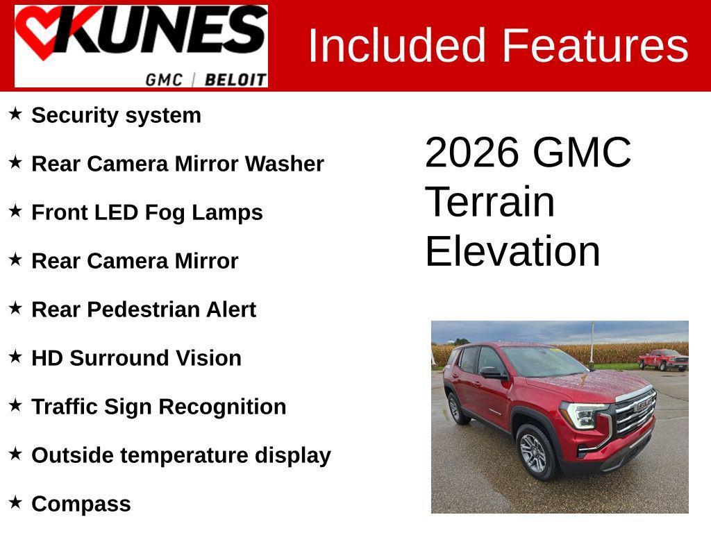 new 2026 GMC Terrain car, priced at $33,724