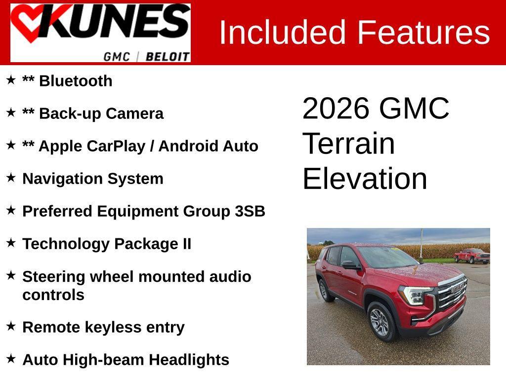 new 2026 GMC Terrain car, priced at $33,724