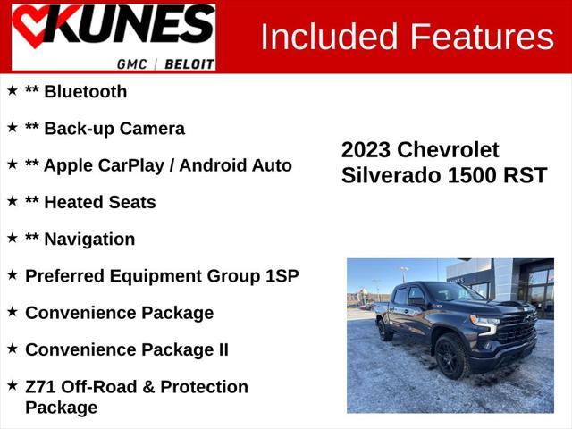 used 2023 Chevrolet Silverado 1500 car, priced at $43,853