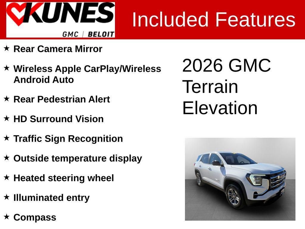 new 2026 GMC Terrain car, priced at $33,103