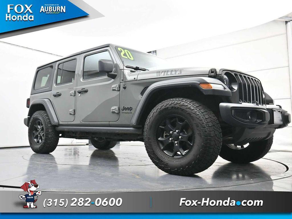 used 2020 Jeep Wrangler Unlimited car, priced at $22,894