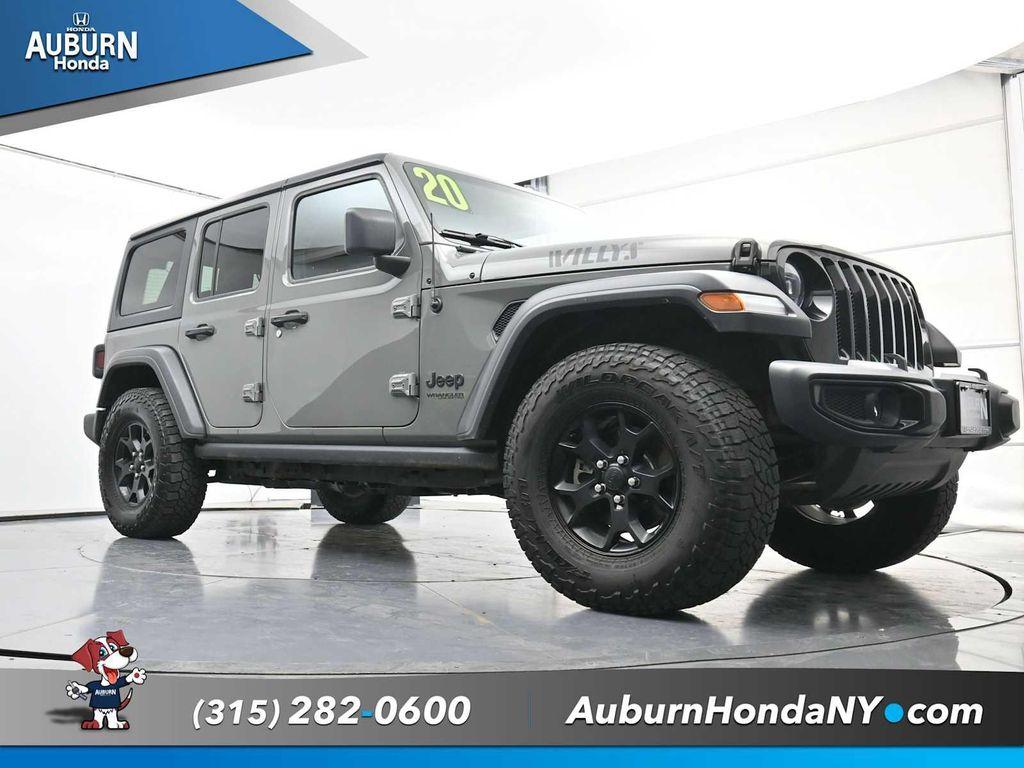 used 2020 Jeep Wrangler Unlimited car, priced at $18,999