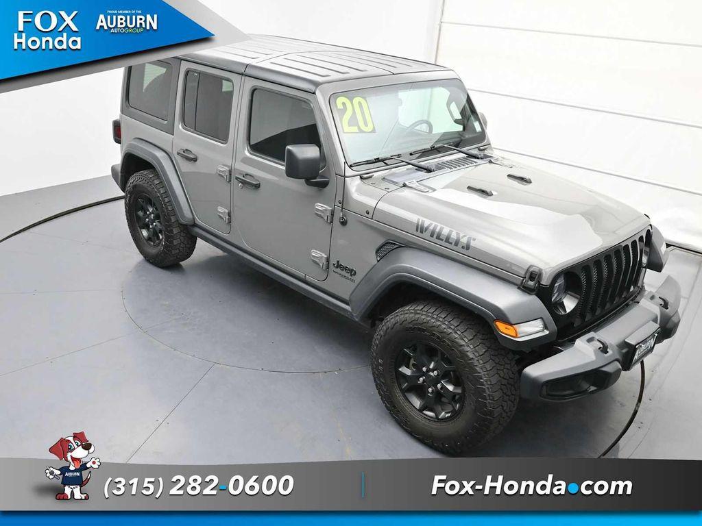 used 2020 Jeep Wrangler Unlimited car, priced at $22,894