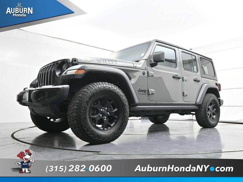 used 2020 Jeep Wrangler Unlimited car, priced at $18,999