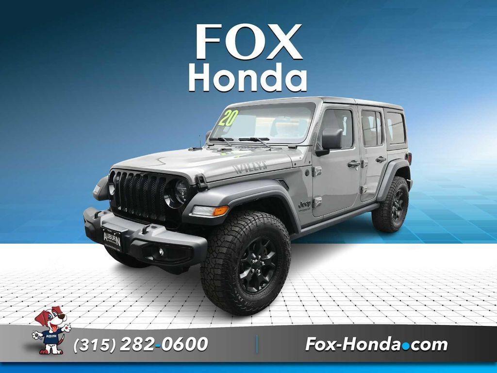 used 2020 Jeep Wrangler Unlimited car, priced at $22,894