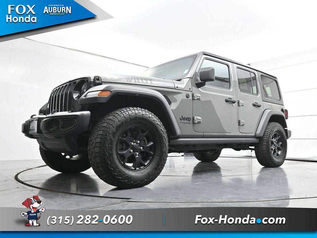 used 2020 Jeep Wrangler Unlimited car, priced at $22,894