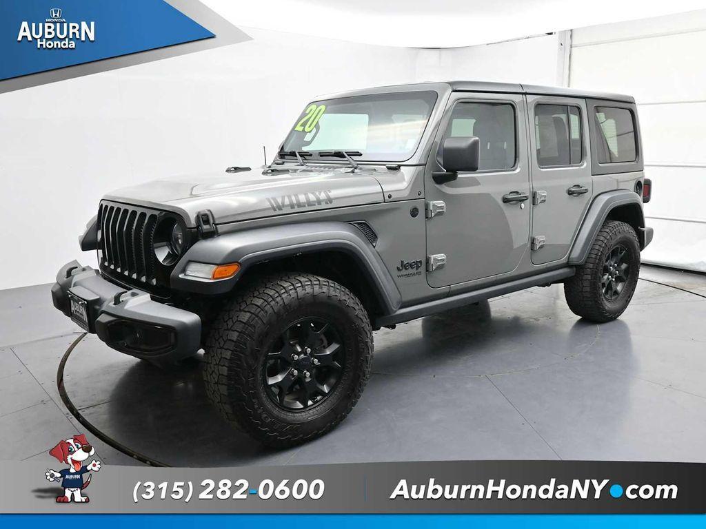 used 2020 Jeep Wrangler Unlimited car, priced at $18,999