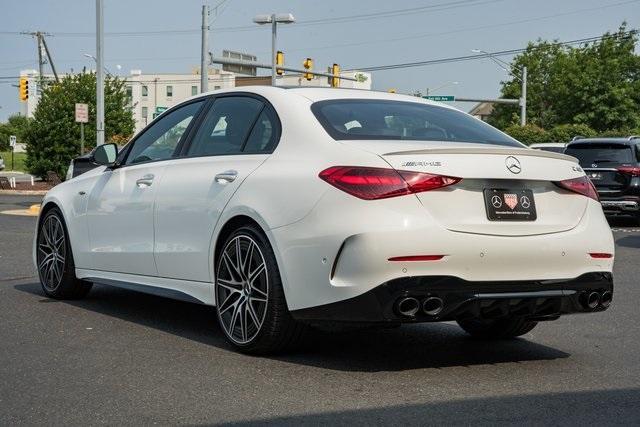new 2025 Mercedes-Benz AMG C 43 car, priced at $69,045