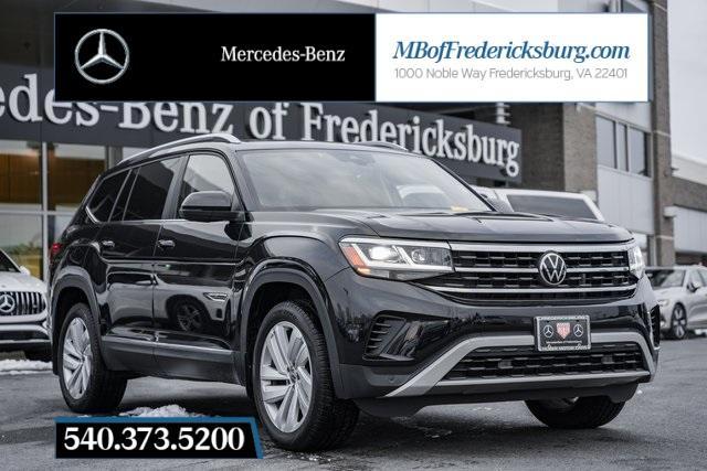 used 2021 Volkswagen Atlas car, priced at $27,500