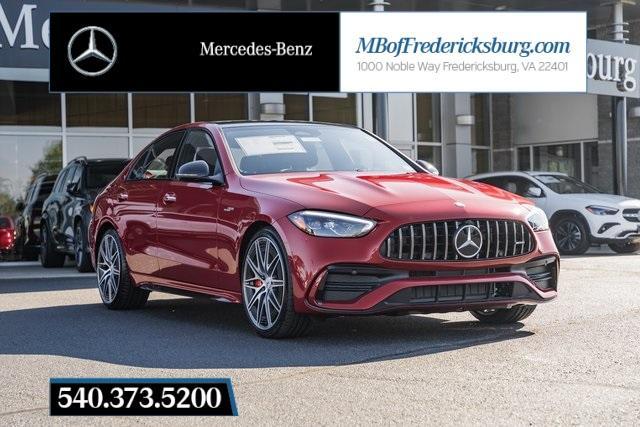 new 2025 Mercedes-Benz AMG C 43 car, priced at $73,325