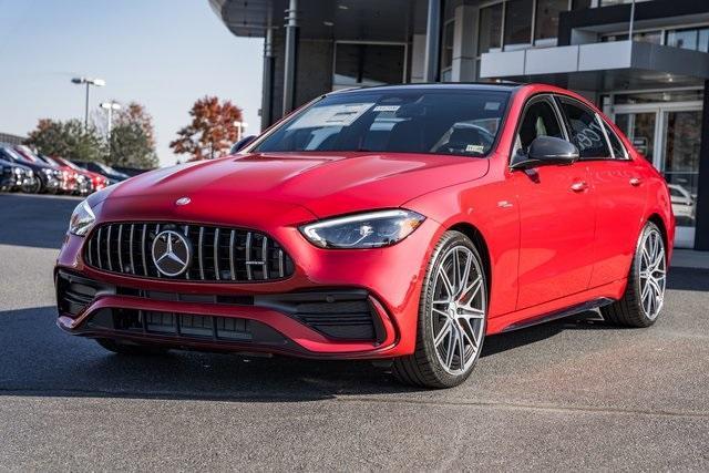 new 2025 Mercedes-Benz AMG C 43 car, priced at $73,325