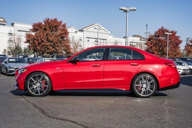 new 2025 Mercedes-Benz AMG C 43 car, priced at $73,325