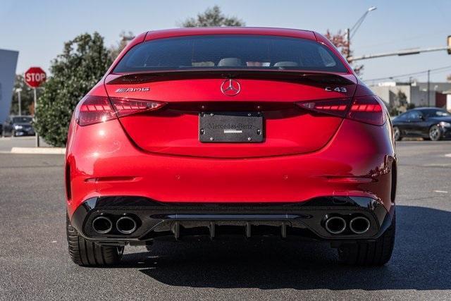 new 2025 Mercedes-Benz AMG C 43 car, priced at $73,325