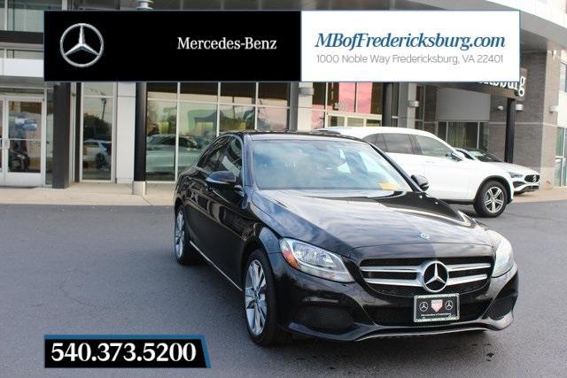 used 2018 Mercedes-Benz C-Class car, priced at $18,250