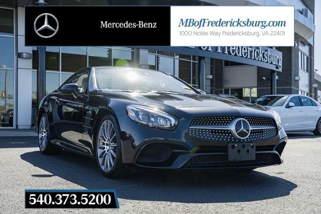 used 2018 Mercedes-Benz SL 550 car, priced at $48,500