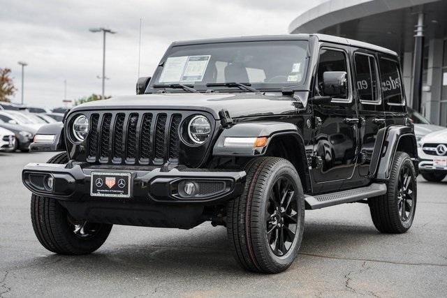 used 2021 Jeep Wrangler Unlimited car, priced at $34,000